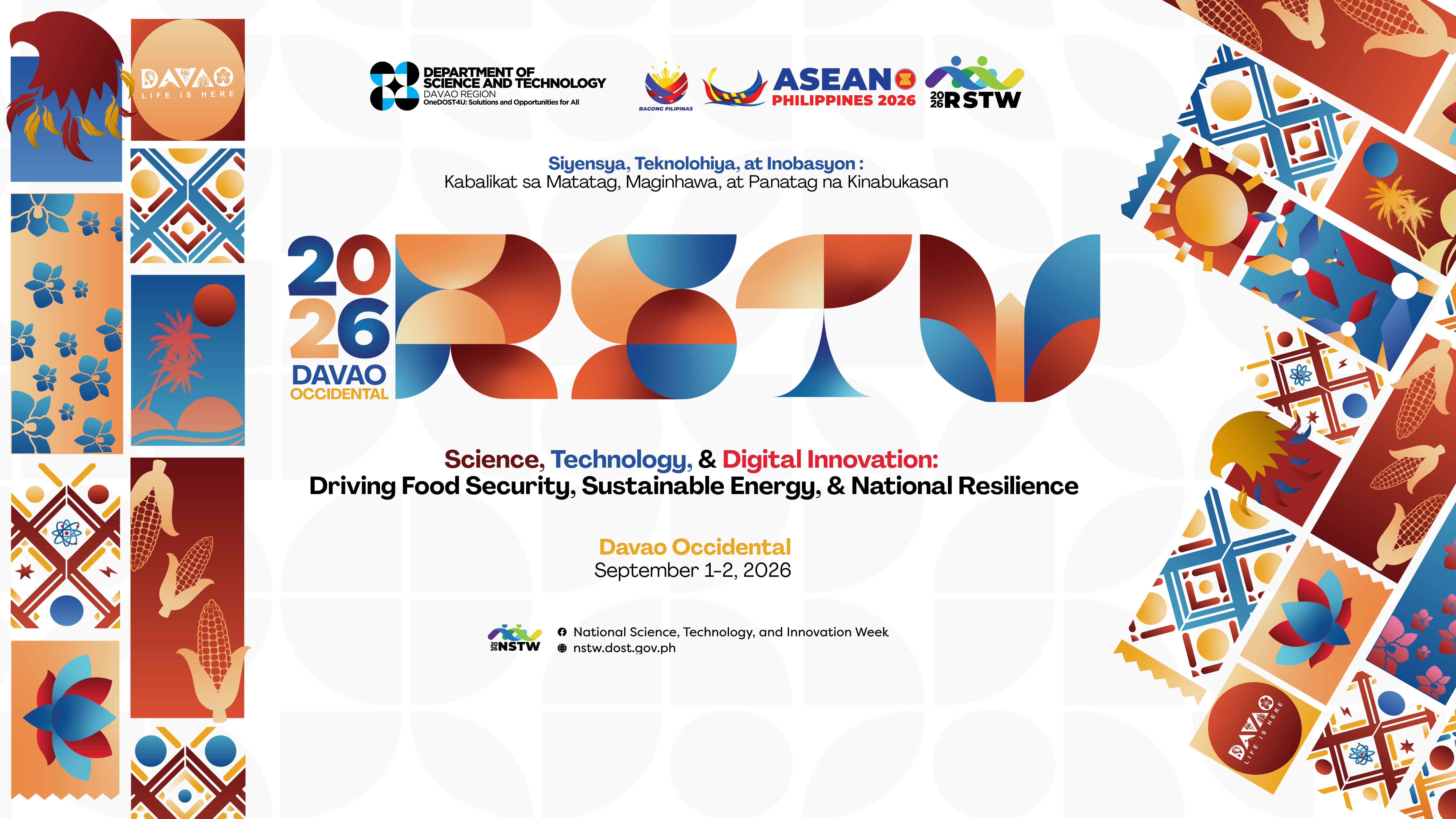 Regional Science, Technology and Innovation Week Davao Occidental banner